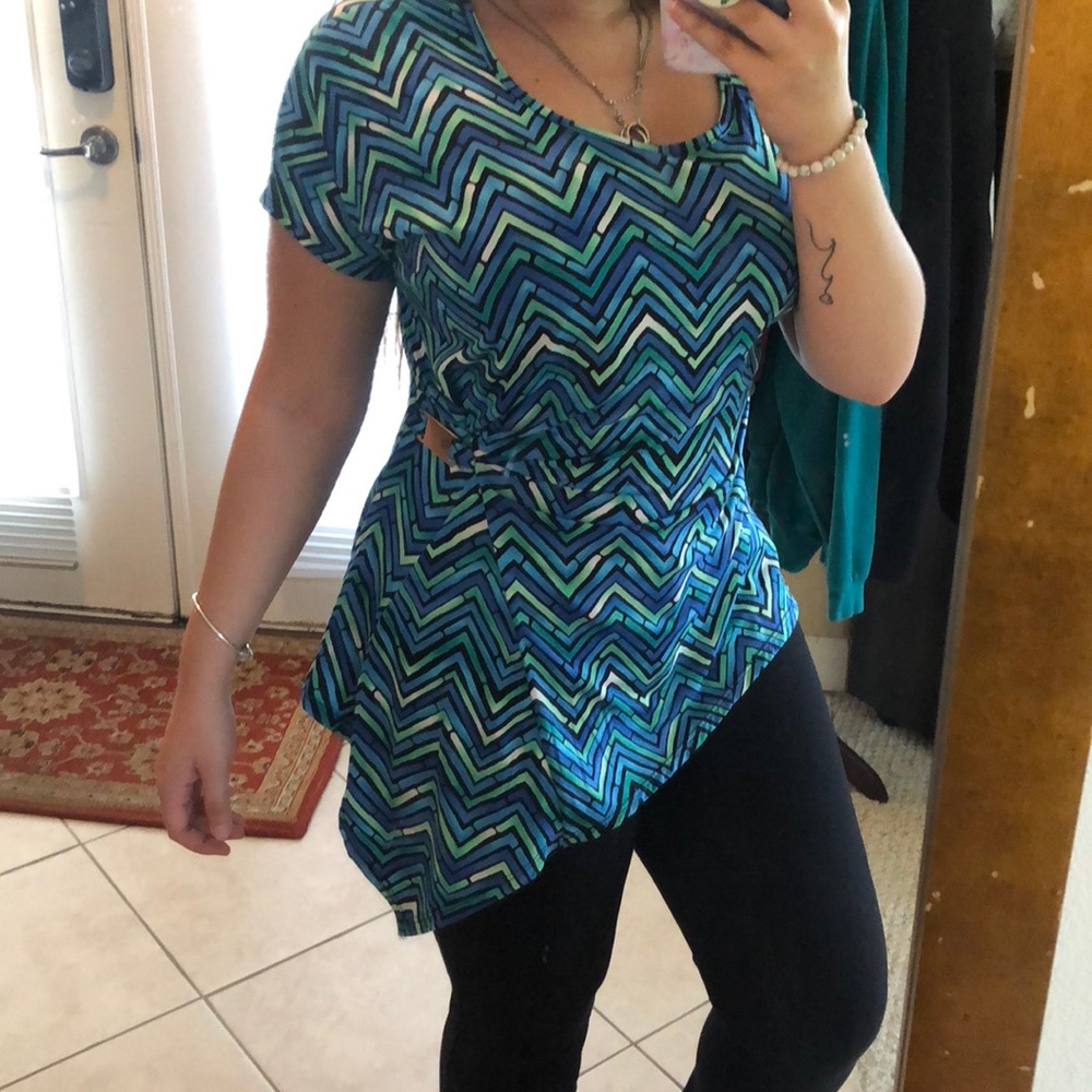 Short sleeve blouse